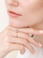 Load image into Gallery viewer, Lydia Ring (Amethyst) - Rose Gold Plated