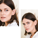 Load image into Gallery viewer, Lynn Earring (Citrine) - Rose Gold Plated