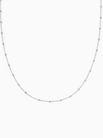 Load image into Gallery viewer, Mira Ball Chain - Rhodium Plated