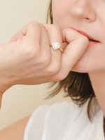 Load image into Gallery viewer, Leanne Ring (Moonstone) - Rose Gold Plated