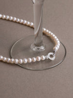 Load image into Gallery viewer, Serene Freshwater Pearl Necklace (6-7 mm Round)
