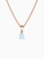 Load image into Gallery viewer, Laura Necklace (Moonstone) - Rose Gold Plated
