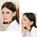 Load image into Gallery viewer, Lynn Earring (Labradorite) - Rose Gold Plated
