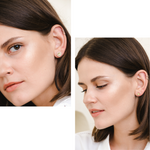 Load image into Gallery viewer, Lydia Earring (Peridot) - Rose Gold Plated