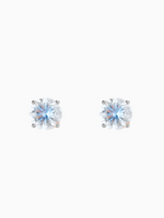 Load image into Gallery viewer, Lynn Earring (Moonstone) - Rhodium Plated