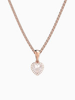 Load image into Gallery viewer, Leanne Necklace (Rose Quartz) - Rose Gold Plated