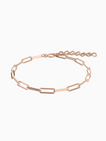 Load image into Gallery viewer, Mae Link Bracelet - Rose Gold Plated