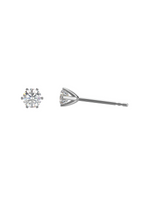 Load image into Gallery viewer, Diamond Amber Earrings - Platinum