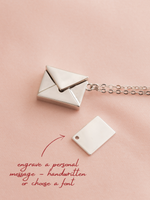 Load image into Gallery viewer, Letters To Love Necklace - Rhodium Plated