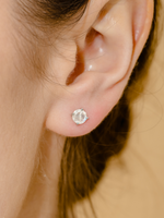 Load image into Gallery viewer, Lynn Earring (Moonstone) - Rose Gold Plated