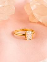 Load image into Gallery viewer, Blair Ring - Moissanite - 18k Yellow Gold