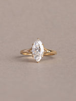 Load image into Gallery viewer, Mireya Ring - 1.56 Ct Marquise Cut Lab Grown Diamond - 18K Yellow Gold