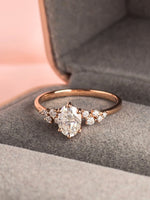 Load image into Gallery viewer, Ezra Ring - Moissanite - 18k Rose Gold