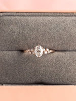 Load image into Gallery viewer, Ezra Ring - Moissanite - 18k Rose Gold
