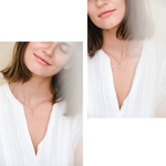 Load image into Gallery viewer, Leanne Necklace (Amethyst) - Rose Gold Plated