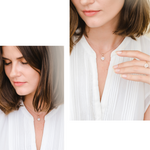 Load image into Gallery viewer, Leanne Necklace (Moonstone) - Rose Gold Plated