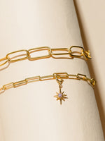 Load image into Gallery viewer, Mae Link Bracelet - Yellow Gold Plated