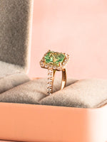 Load image into Gallery viewer, Sharon Ring - Mint Tourmaline - 18K Rose Gold
