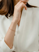 Load image into Gallery viewer, Mira Double Chain Bracelet - Rose Gold Plated