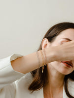 Load image into Gallery viewer, Mira Double Chain Bracelet - Rose Gold Plated