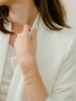 Load image into Gallery viewer, Mira Chain Bracelet - Rose Gold Plated