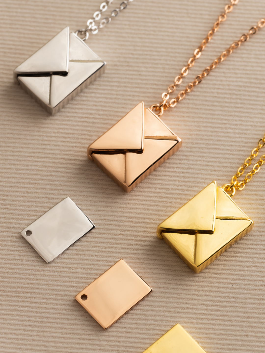 Letters To Love Necklace - Yellow Gold Plated