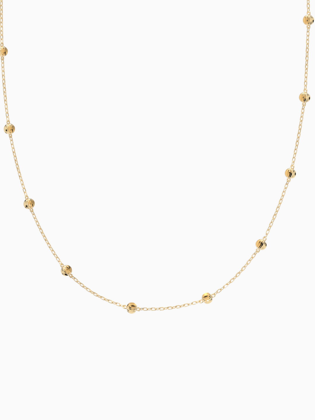 Miley Ball Chain - Yellow Gold Plated