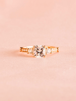 Load image into Gallery viewer, Samantha Ring - Moissanite - 18k Rose Gold
