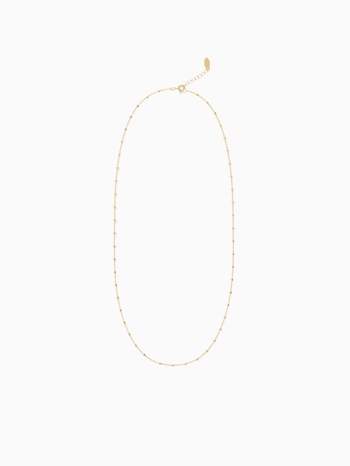 Mira ball chain   yellow gold plated
