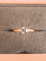 Load image into Gallery viewer, Samantha Ring - Moissanite - 18k Rose Gold
