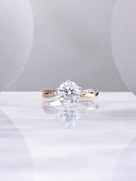 Load image into Gallery viewer, Emelia Ring - Lab Diamond - 18K White Gold &amp; Rose Gold
