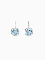 Load image into Gallery viewer, Pamela Earrings (Sky Blue Topaz) - Rhodium Plated
