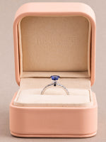 Load image into Gallery viewer, Elysa Ring - Tanzanite &amp; Lab Diamonds - 18K White Gold
