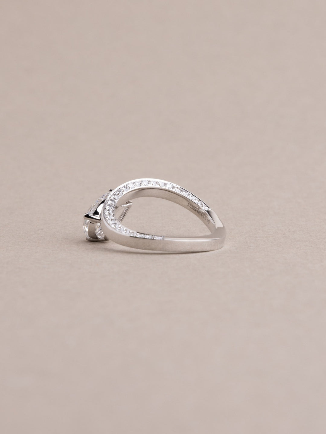 Sara Ring - 1.52Ct Lab Grown Diamond - 14k White Gold