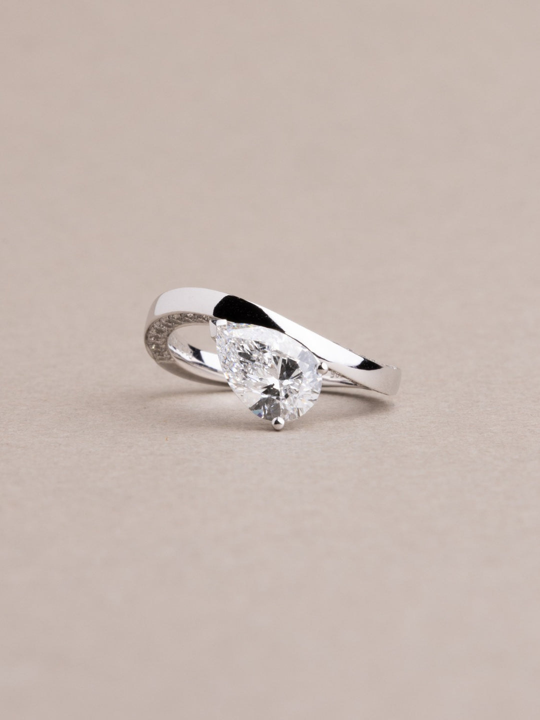Sara Ring - 1.52Ct Lab Grown Diamond - 14k White Gold