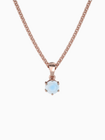 Load image into Gallery viewer, Bianca Necklace (Moonstone) - Rose Gold Plated
