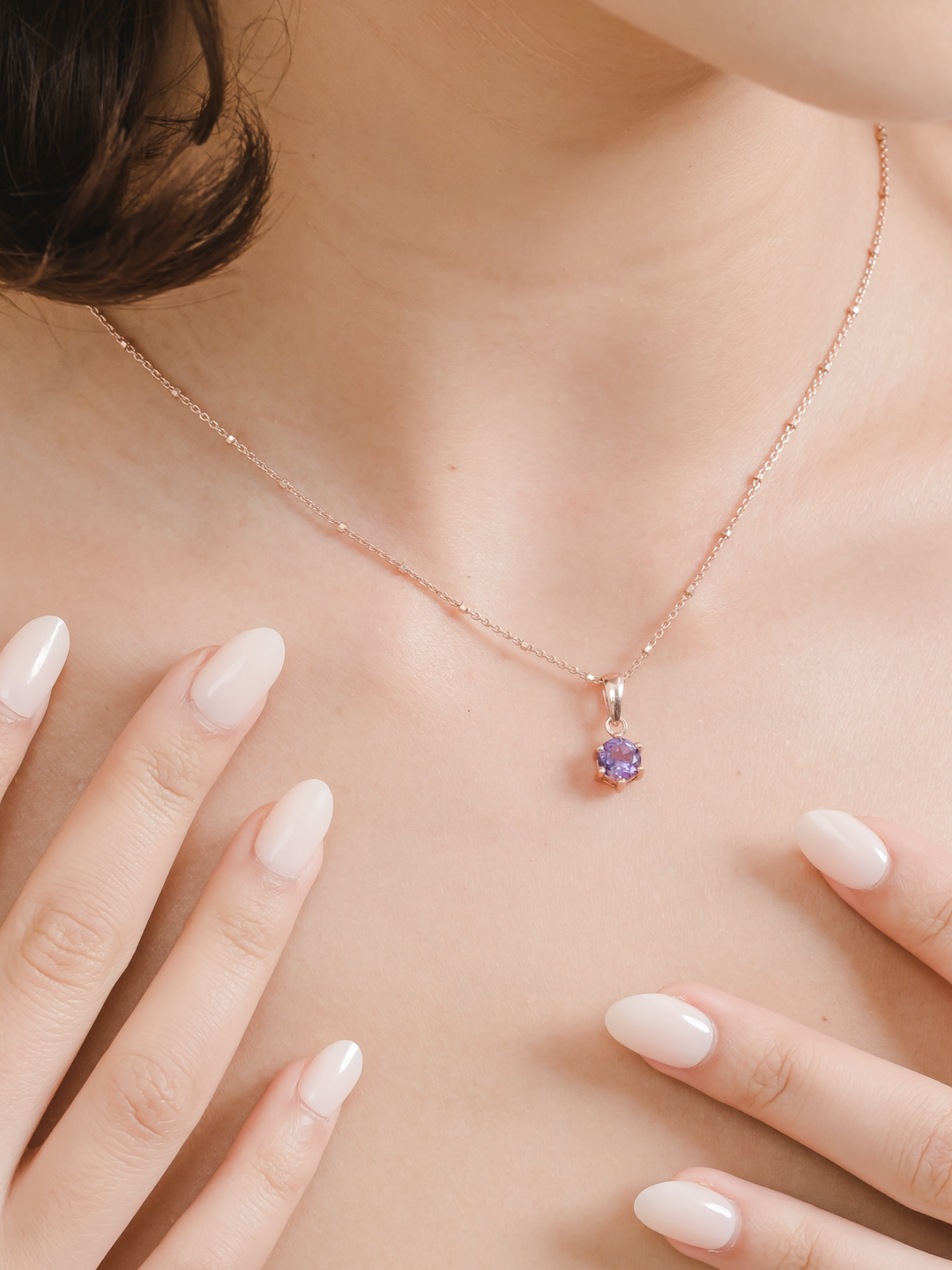 Mira Ball Chain - Rose Gold Plated