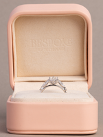 Load image into Gallery viewer, Holly Ring - Custom Cut Dutch Marquise Lab Grown Diamond - 18K White Gold
