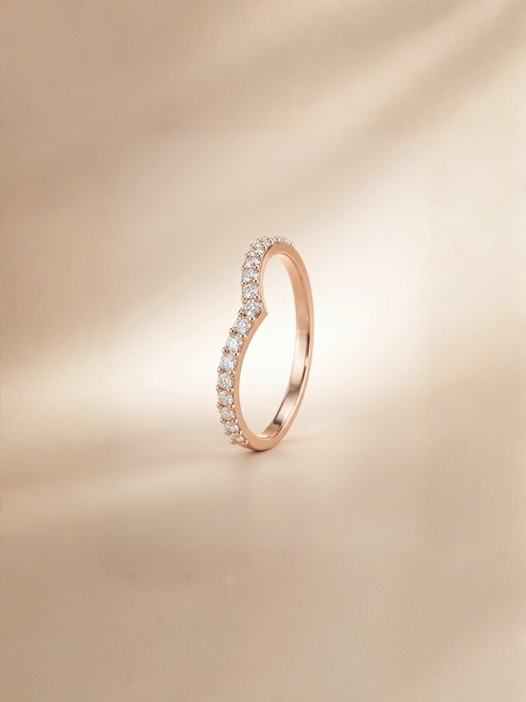 Yiru Ring (Zirconia) - Rose Gold Plated