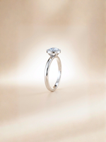 Load image into Gallery viewer, Lydia Ring (Moonstone) - Rhodium Plated
