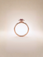 Load image into Gallery viewer, Lydia Ring (Rose Quartz) - Rose Gold Plated
