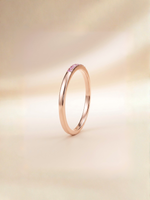 Load image into Gallery viewer, Esther Ring (Pink Sapphire) - Rose Gold Plated
