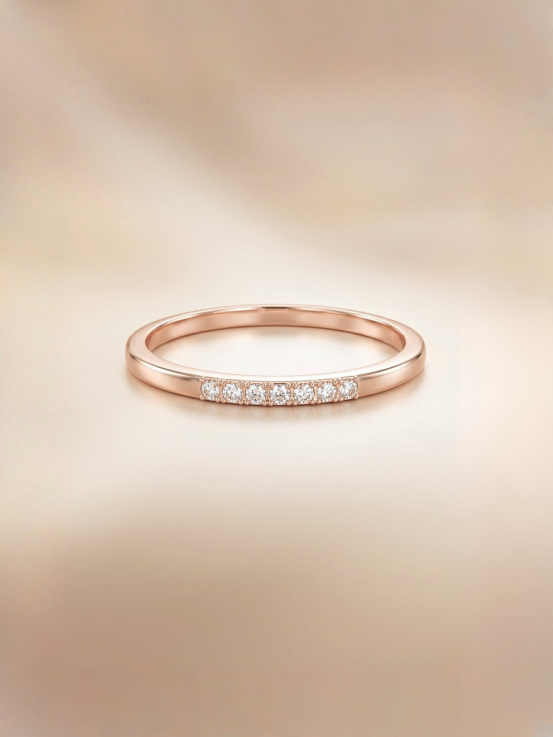 Esther Ring (Zirconia) - Rose Gold Plated
