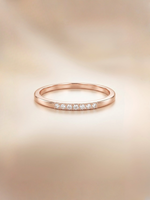 Load image into Gallery viewer, Esther Ring (Zirconia) - Rose Gold Plated
