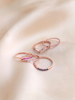 Load image into Gallery viewer, Esther Ring (Zirconia) - Rose Gold Plated
