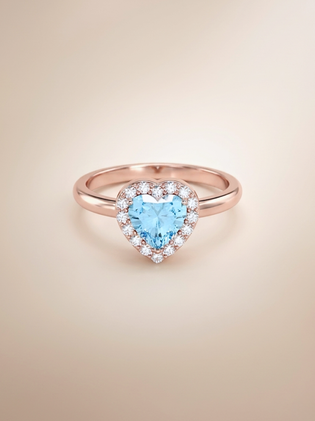Leanne Ring (Topaz) - Rose Gold Plated