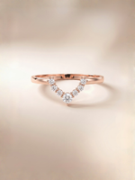 Load image into Gallery viewer, Yana Ring (Zirconia) - Rose Gold Plated
