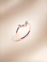 Load image into Gallery viewer, Yana Ring (Zirconia) - Rose Gold Plated
