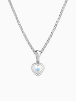 Load image into Gallery viewer, Leanne Necklace (Moonstone) - Rhodium Plated
