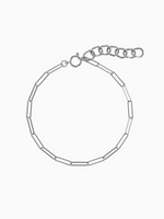 Load image into Gallery viewer, Mae Link Bracelet - Rhodium Plated
